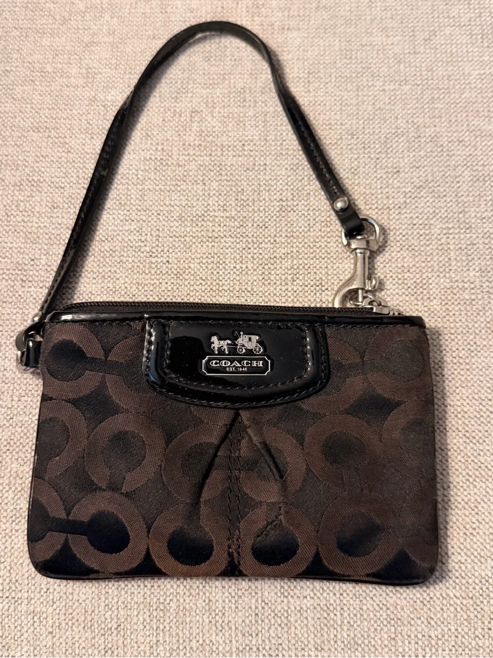 Coach compact brown